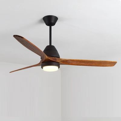 LED 20W 단단한 목재 천장 팬 목재 프로펠러 천장 팬