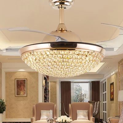42 인치 LED 36W 색상 변경 가능한 현대 DC 모터 천장 팬