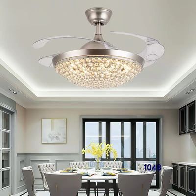 42 인치 LED 36W 색상 변경 가능한 현대 DC 모터 천장 팬