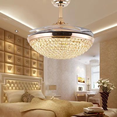 42 인치 LED 36W 색상 변경 가능한 현대 DC 모터 천장 팬
